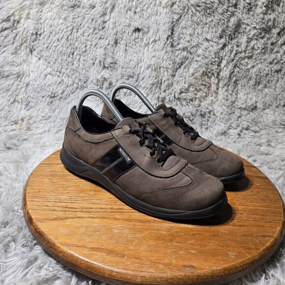 Mephisto Match Wmns 8 Walking  Brown Leather Runoff AirJet Walking Comfort Shoes - Picture 1 of 9